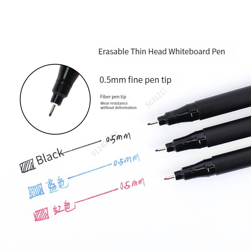 1/3PCS 0.5mm Dry Erase Art Mar - Correction Pen Fine 评论和价格