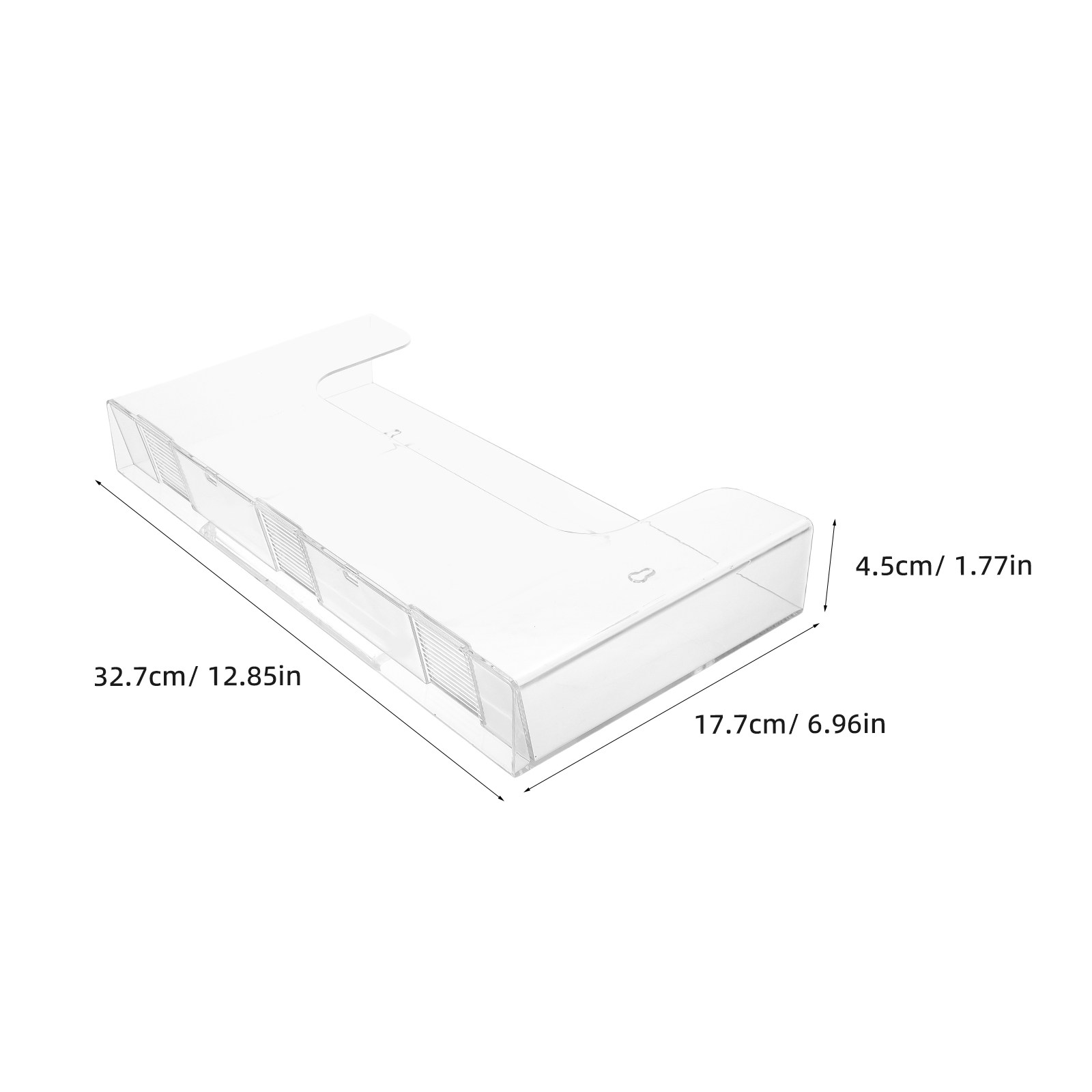 2Pcs Wall File Holder Acrylic  - Magazine Holder Rack 评论和价格
