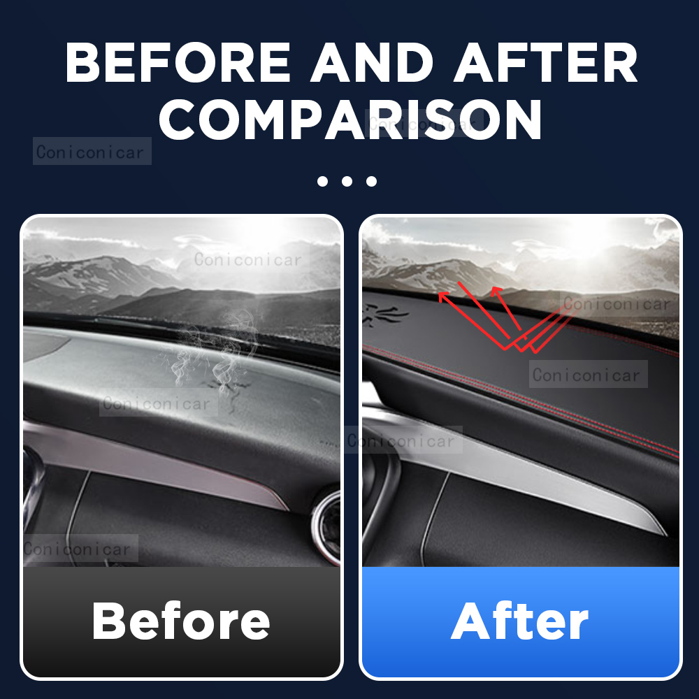 Car Dashboard Sun Shade Cover  - Leather Desk Pad 评论和价格