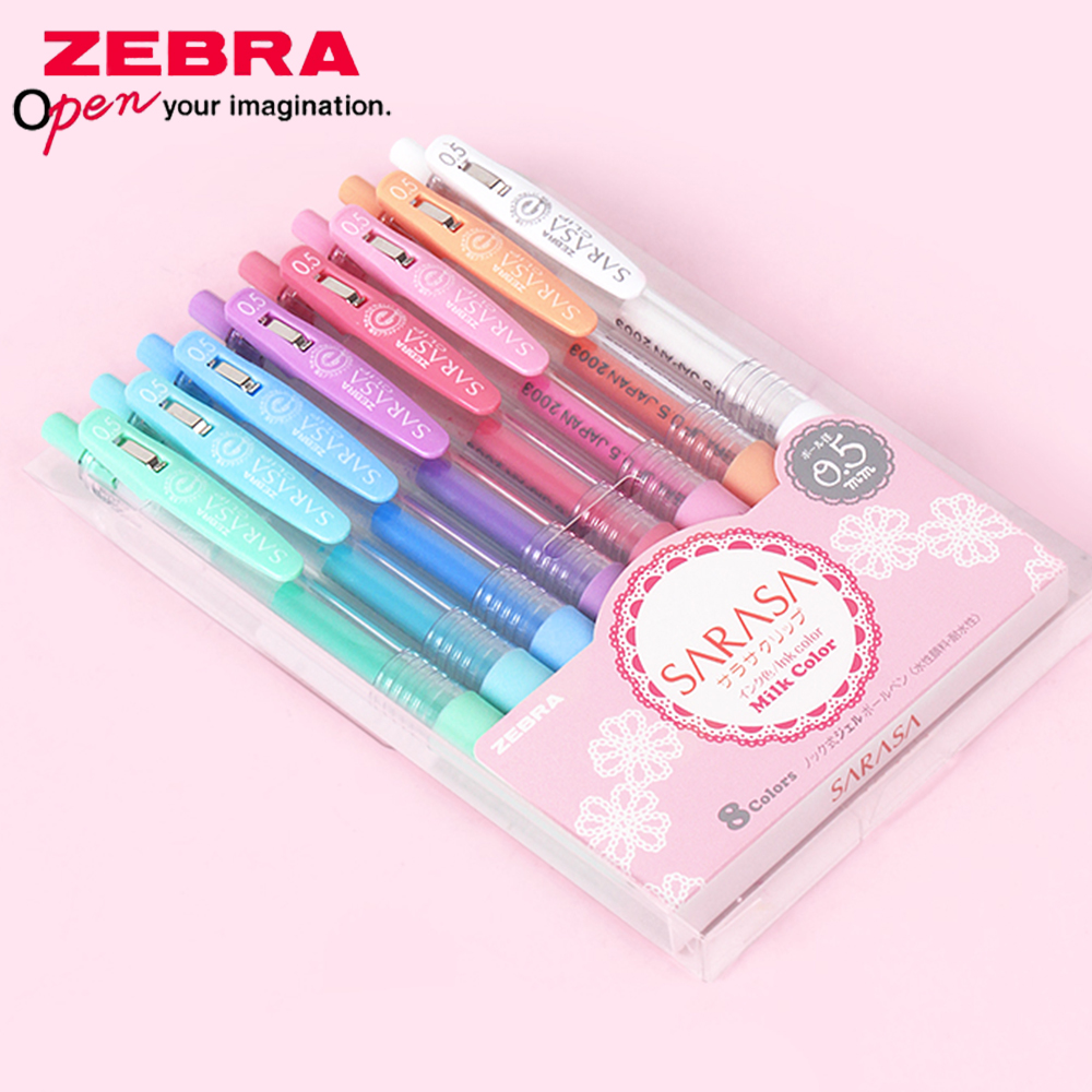 3/5/8 Color Zebra Gel Pen Set  - Zebra Pen Mildliner 评论和价格