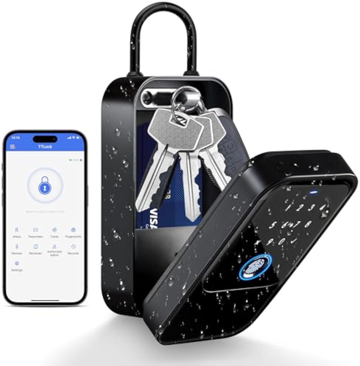 TTlock Smartkey Lock Box Home  - Card Index Box 评论和价格