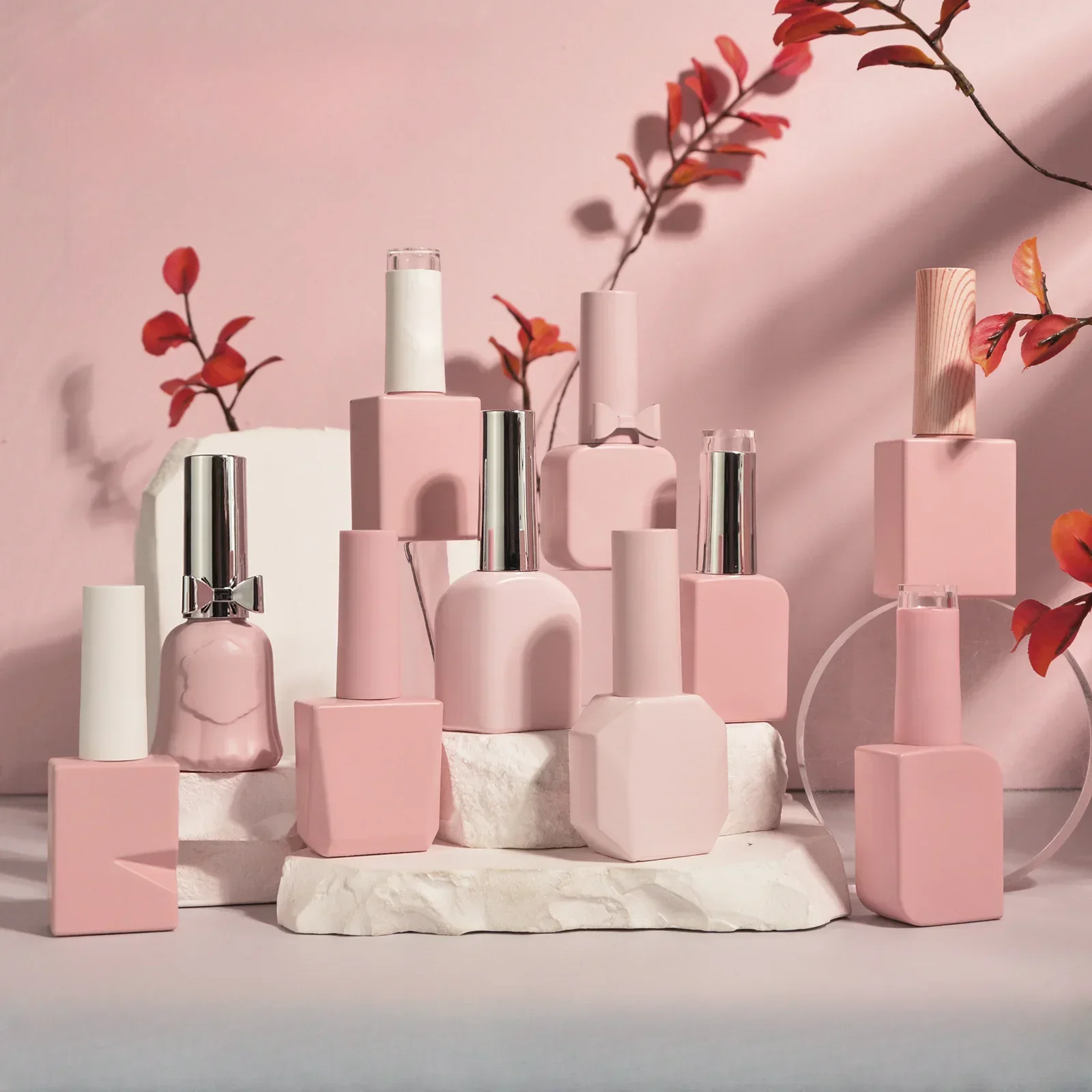10Pcs Empty Nail Polish Bottle - Gel Refill Pack 评论和价格
