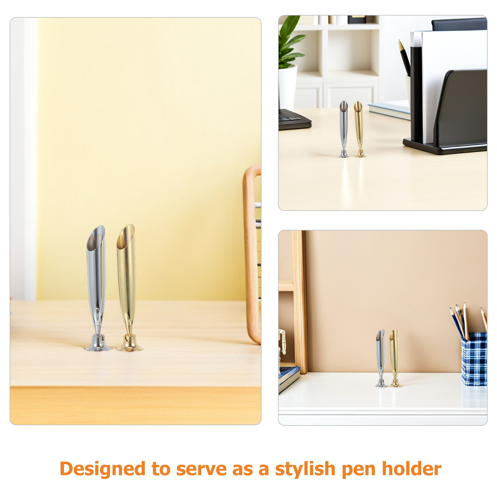 3Pcs Stainless Steel Pen Holde - Pen Rest Single 评论和价格