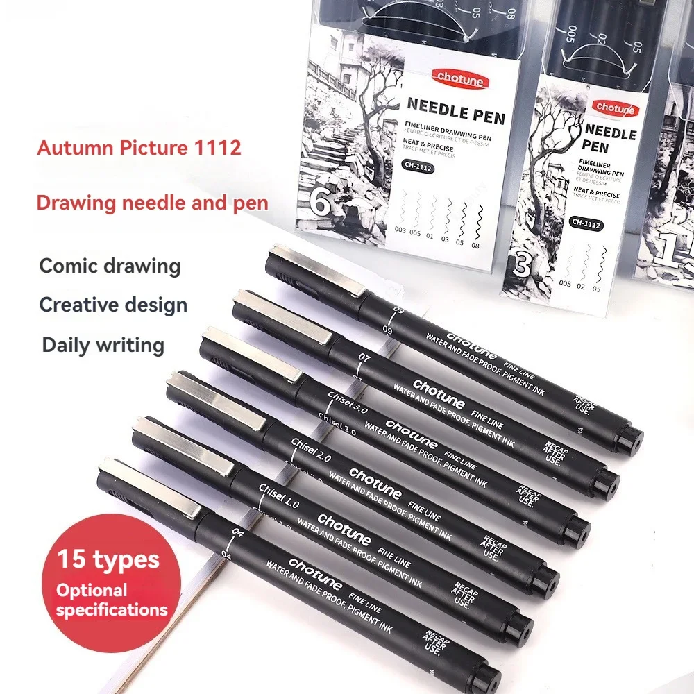 Black Micro Pens,15 Sizes,Wate - Correction Pen Fine 评论和价格