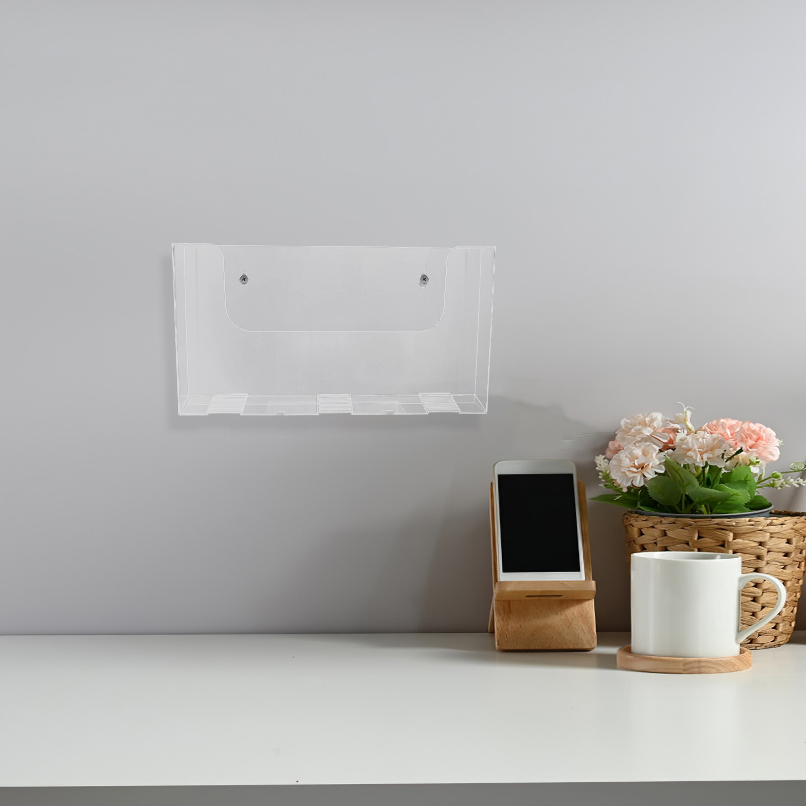 2Pcs Wall Mounted Magazine Hol - Magazine Holder Rack 评论和价格