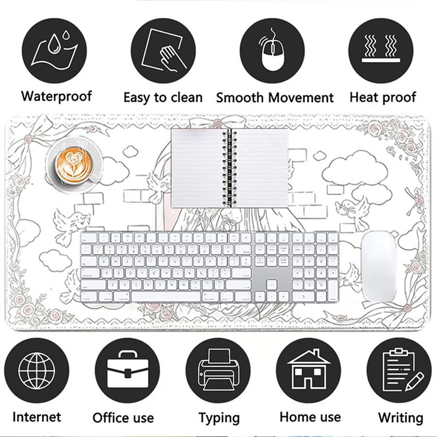 Leather Mouse Pad, Desk Carpet - Leather Desk Pad 评论和价格