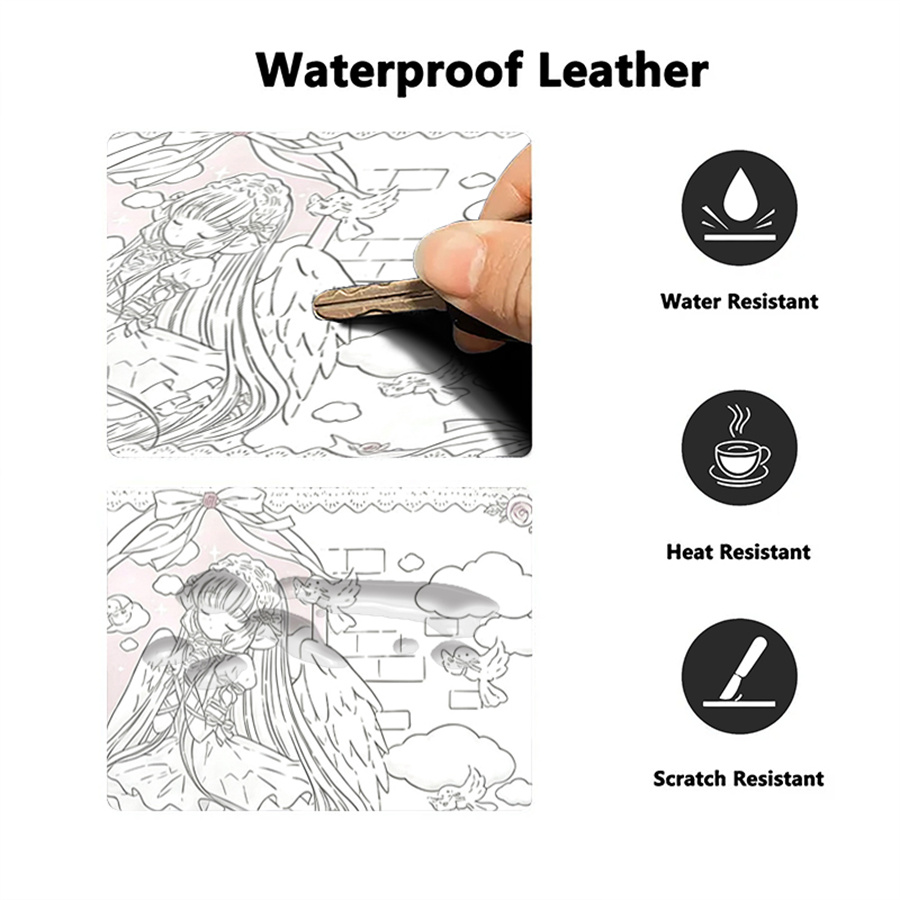 Leather Mouse Pad, Desk Carpet - Leather Desk Pad 评论和价格