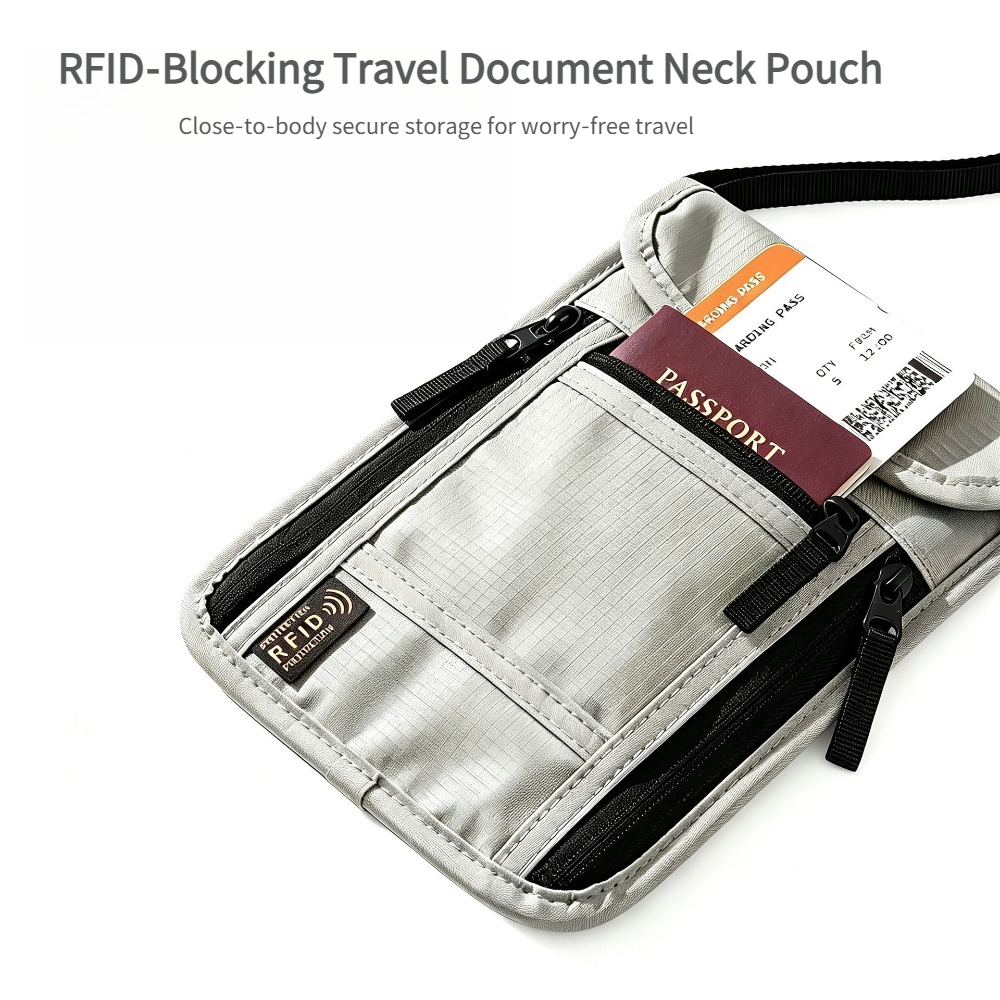 Travel Neck Wallet, RFID Block - Index Card Holder 评论和价格