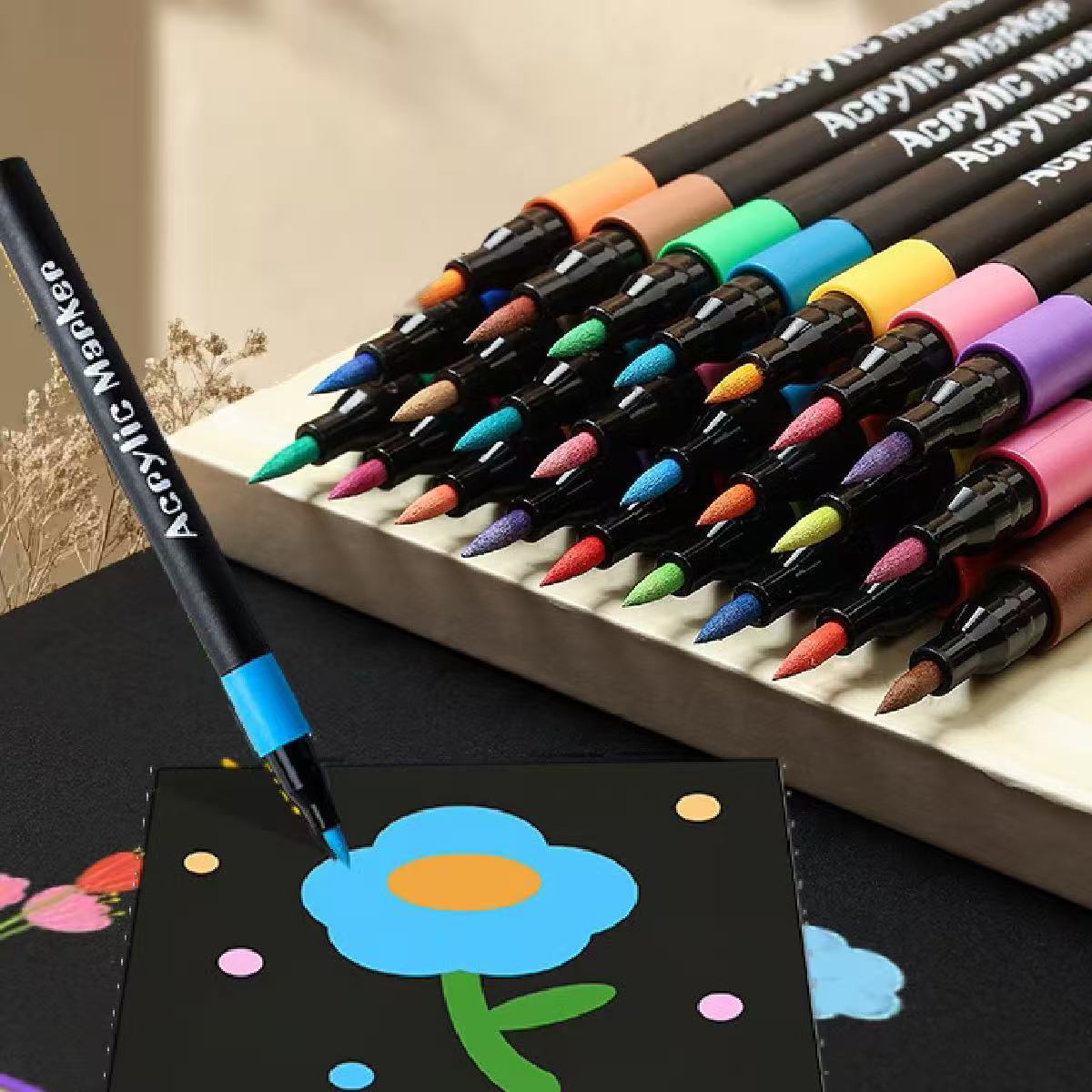 12/24/36pcs Soft Brush Tip Acr - Copic Marker Classic 评论和价格