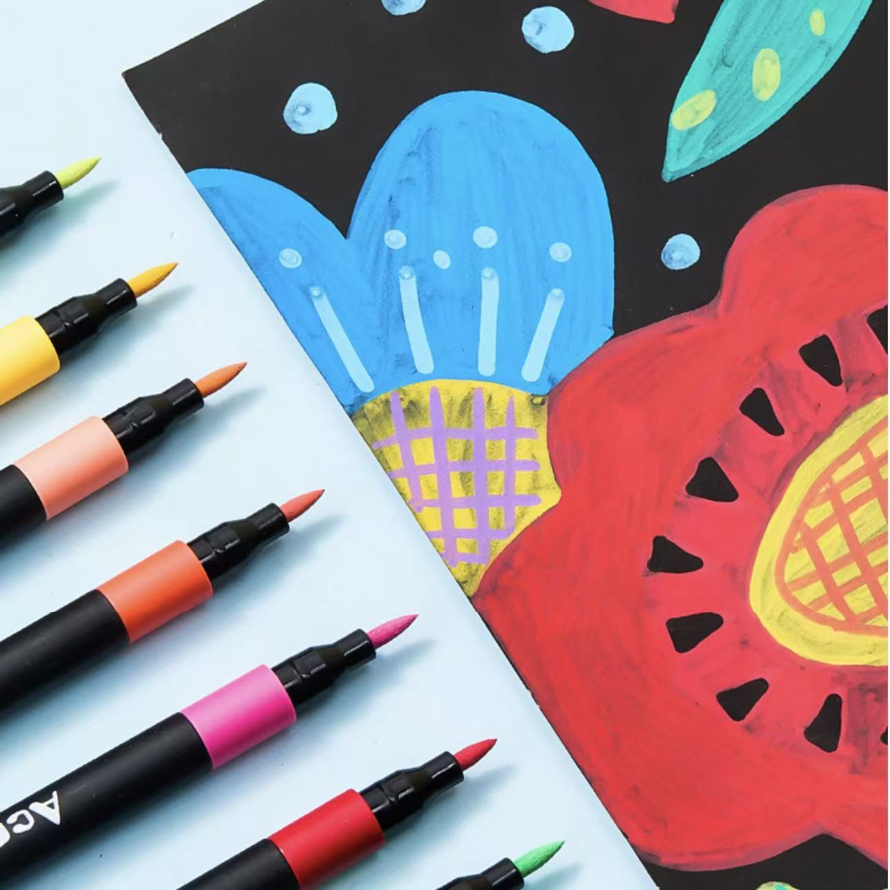 12/24/36pcs Soft Brush Tip Acr - Copic Marker Classic 评论和价格